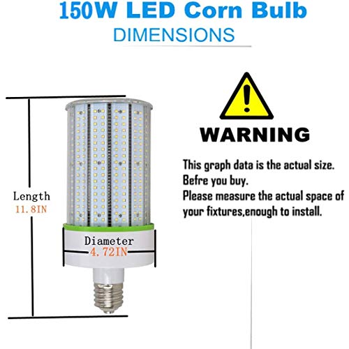 Ampoule LED Maïs E39 Éclairage Blanc Froid Anti Zone d'Ombre pour Atelier Garage - 2