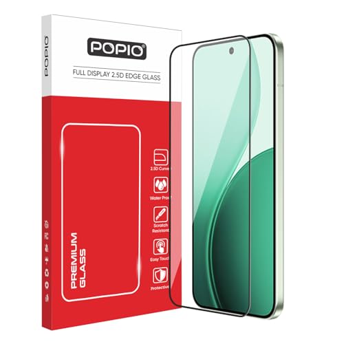 Image of POPIO Military-Grade Gorilla Tempered Glass for Oppo Reno 13 / Reno 14 / 14F / Reno 15 /15F / 15C / Oppo F31 / F31 Pro /Realme 15T | 9H Hardness, Edge-to-Edge, Bubble-Free