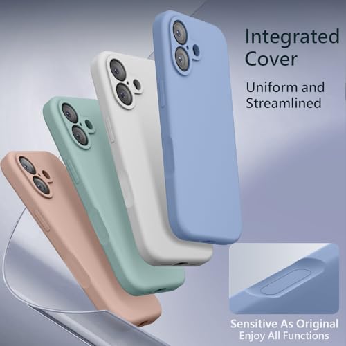 Image of FireNova Magnetic for iPhone 17 Case, Compatible with MagSafe, [Integrated Silicone Camera Control Button] [Camera Protection] Anti-Scratch Microfiber Lining Phone Case, 6.3 inch, Light Blue