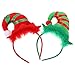 Lurrose 2 pezzi di cappello di elfo di Natale accessori di Natale per adulti bambini foto puntelli