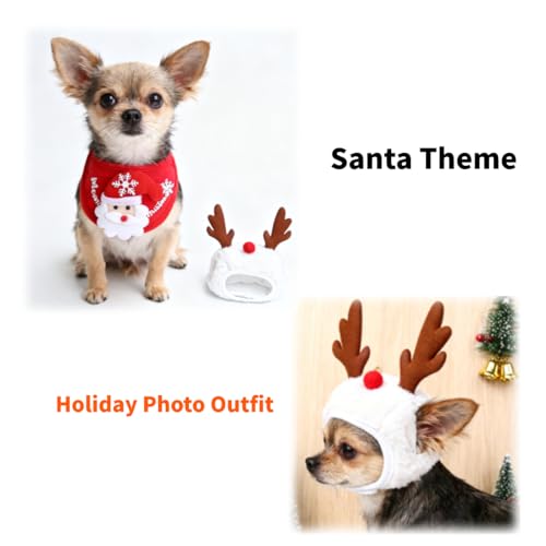 Disfraz Navideño 2 Pzas Para Perro Gato Pequeño-Mediano miniatura 4