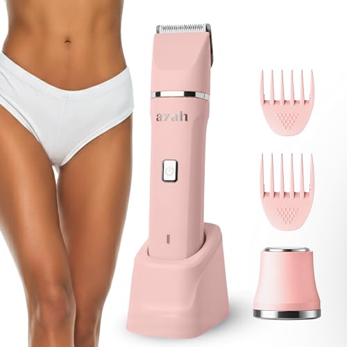 Image of Azah Bikini Trimmer for Woman [3 in 1] | Rechargeable Facial Hair Removal Machine | Trimmer for Women Private Part | Ideal for Bikini Area, Body & Face | 1 Year Warranty