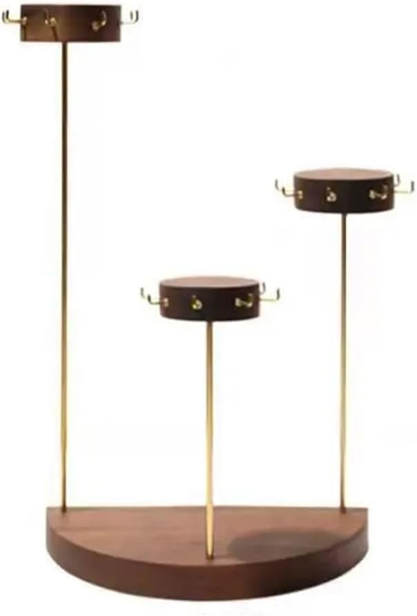 FMURY Jewelry Necklace Holder Manager Holder Circular Bracelet Organizer Pendant Necklace Rings Display Holder