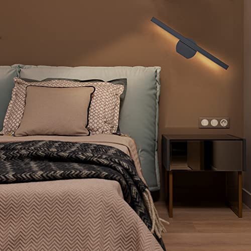 Yusohouse Wireless Led Picture Light, Rechargeable Dartboard Lights With Remote, 16" Picture Lights For Paintings On Wall, 3 Light Color, Picture Light Battery Operated With Timer For Art, Frame-Black #TOP6