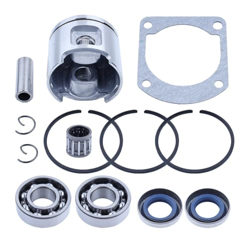 Segment piston 48 mm pour reparer la perte de compression sur tronconneuse 61 reference 503539002 - 3