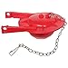 LASCO 04-2143 3-Inch Toto Style Toilet Flapper, Fits Many Manufacturers, Red Rubber, Carded
