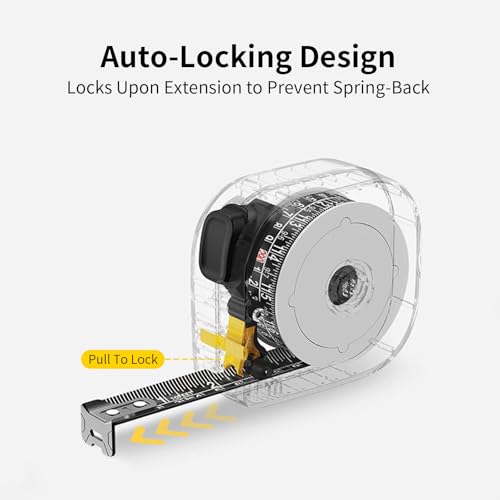 Mini cinta métrica retráctil 3 m con bloqueo automático miniatura 5
