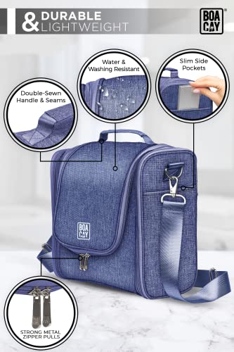 Boacay Extra Large Hanging Travel Toiletry Bag For Women And Men, Makeup Bag, Bathroom & Shower Organizer Kit For Accessories, Cosmetics, Essentials #TOP1