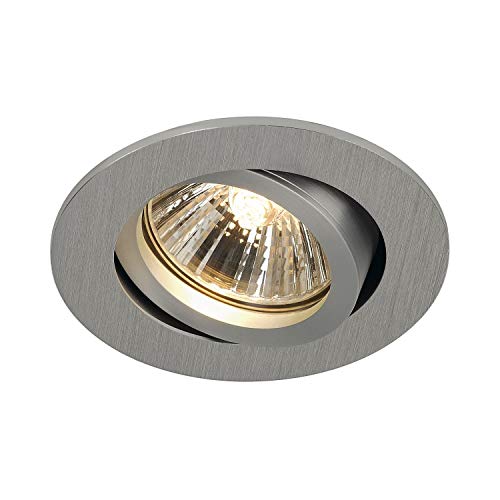 Preisvergleich Produktbild SLV Deckeneinbauleuchte NEW TRIA 68 / Spot, Fluter, Deckenstrahler, Deckenleuchte, Einbau-Leuchte LED, Innen-Beleuchtung / GU10 50.0W aluminium