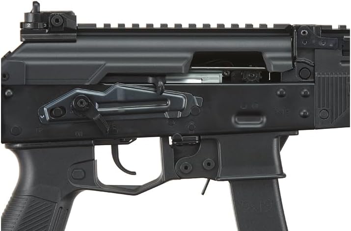 Lancer Tactical PPK-20 Gen 3 Nylon Polymer Compact AEG Airsoft SMG w/Programmable Fast Trigger & MOSFET (Foldable Stock)