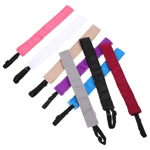Diademas para mujer de tela fina para yoga y gimnasio pack de 8 unidades en colores aleatorios