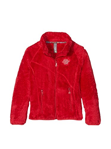 Blouson polaire Peak Mountain rouge 12 ans pour ado de 10 à 16 ans