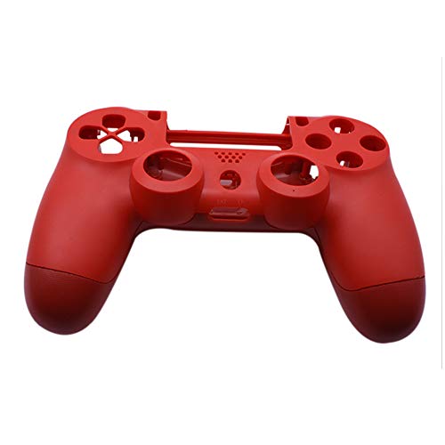 Xingsiyue Replacement Grip Housing Case Front Back Shell Anti Scratch Cover for Sony PS4 Pro 4.0   PS4 Slim   PS4 12XX Controller (Red)