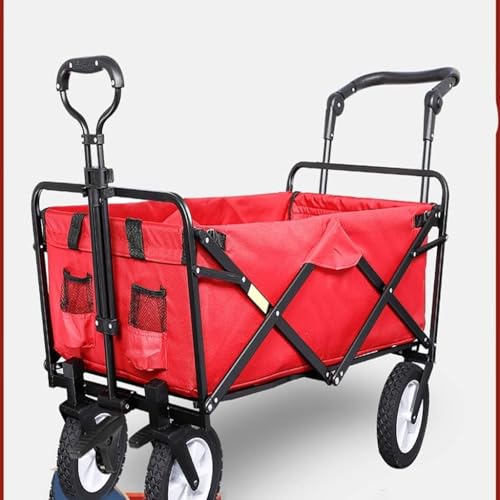Carretilla plegable portátil para camping y compras miniatura 1