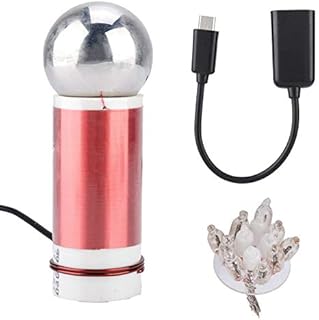 5V 1W Tesla Coil Micro Mini Safe Tesla Coil for Wireless Transmission Experiments Test Science Physical Toy