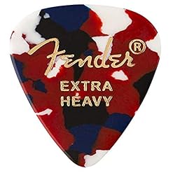Fender® »351 SHAPE CLASSIC PICKS – CONFETTI« Médiators en celluloïd – Forme: 351 – Pack de 12 – Épaisseur: X-Heavy… - Les Beatles, Paul McCartney, John Lennon, RIngo Starr, George Harrison