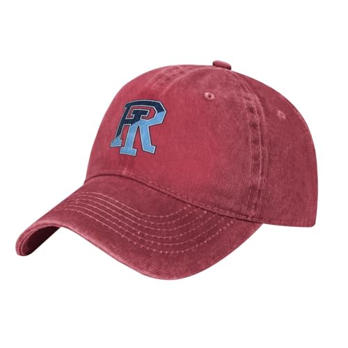 Uri University of Rhode Island Rams Hat Adjustable Baseball Cap Cotton Cowboy Hat, Fashionable for Man Woman Red