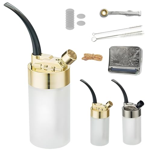 Portable Travel Mini Set Stylish Design Easy to Assemble & CleanPerfect for Parties and Relaxation (Golden)