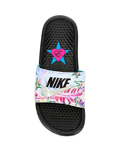 tropical nike slides