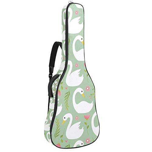 Housse de guitare 106 cm imperméable à double bandoulière réglable pour guitare acoustique, sac de transport rembourré… - Les Beatles, Paul McCartney, John Lennon, RIngo Starr, George Harrison Housse de guitare 106 cm imperméable à double bandoulière réglable pour guitare acoustique, sac de transport rembourré…