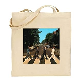 FOURRE-TOUT COTON TOILE BEATLES ABBEY ROAD - Les Beatles, Paul McCartney, John Lennon, RIngo Starr, George Harrison