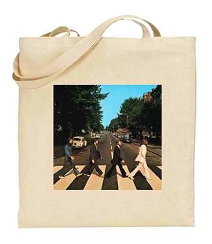 FOURRE-TOUT COTON TOILE BEATLES ABBEY ROAD - Les Beatles, Paul McCartney, John Lennon, RIngo Starr, George Harrison FOURRE-TOUT COTON TOILE BEATLES ABBEY ROAD