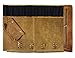Aaron Leather Goods Vendimia Estilo Leather Knife Roll Storage Bag, Elastic and Expandable 10 Pockets, Adjustable/Detachable Shoulder Strap, Travel-Friendly Chef Knife Case Roll (Caramel, Leather)