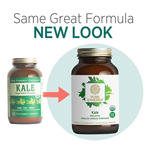 Pure Synergy Kale | 2.3 oz Powder | USDA Organic | Non-GMO | Vegan | Freeze-Dried | USA and EU-Grown - Thumbnail 2
