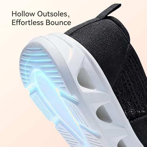 Image of BOSTANTEN Comfortable Mary Jane Sneakers for Women - Lightweight & Breathable, Slip On Casual Shoes 2026, Wide Toe Box, Cushioned Sole for All-Day Walking /Work