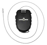 Vielseitig einsetzbar für die kurzfristige Sicherung als Fahrradschloss, Zahlenschloss, Skischloss, Kinderwagenschloss, Kabelschloss, Rennradschloss, Helmschloss uvm.