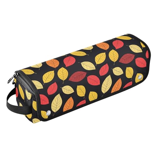 Garden Leaf Marble Hair Tools Travel Bag Heat Resistant Mat for Irons Straighteners Curling Iron Hair Care Accessories Portable Organizer Bag miniatura 1
