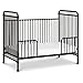 Namesake Abigail 3-in-1 Convertible Metal Crib in Vintage Iron, Greenguard Gold Certified