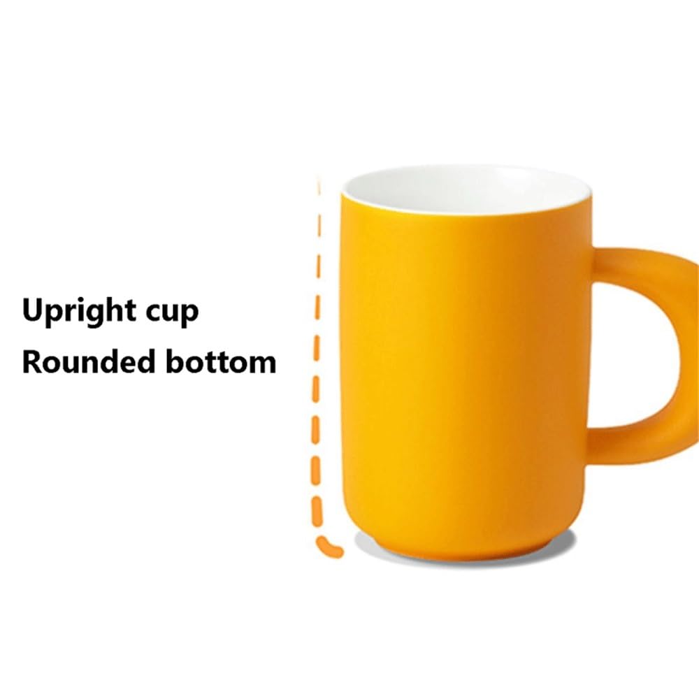 Tazas Juego de 1 Taza café gelatina, cerámica 14.2 oz con Gran Capacidad for Las Mejores Amigas y Hermanas los Amantes Tazas de Café(Green)