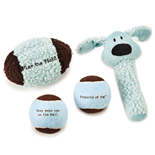 Dog Is Good 4-Piece Dog Toy Gift Box – Play The Field Plush Toys Great For Games Of Fetch To Exercise Your Dog #TOP5