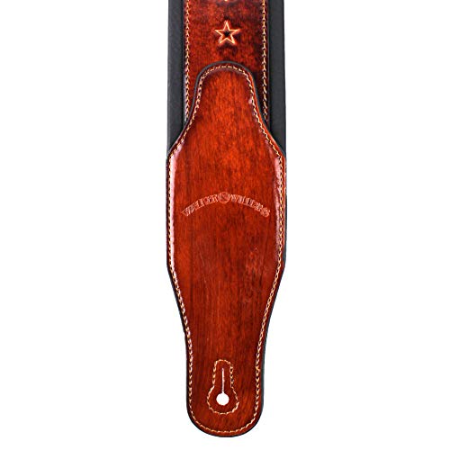 Walker And Williams GB-22 Sangle de guitare rembourrée avec fleur de lys et chaîne française pour guitares acoustiques… - Les Beatles, Paul McCartney, John Lennon, RIngo Starr, George Harrison Walker And Williams GB-22 Sangle de guitare rembourrée avec fleur de lys et chaîne française pour guitares acoustiques… – Image 7