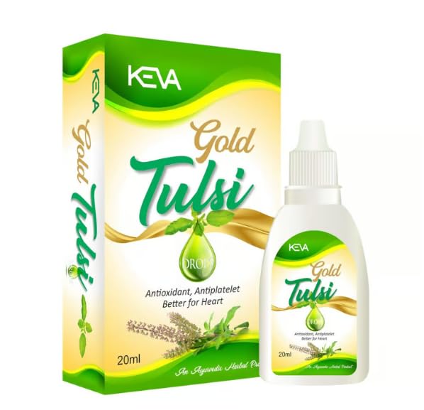 Keva Gold Tulsi Drops -15 ml with 2X Immunity, Experience the magic of multiple benefits of Tulsi (Pack Of 2 (30ml))-image-40
