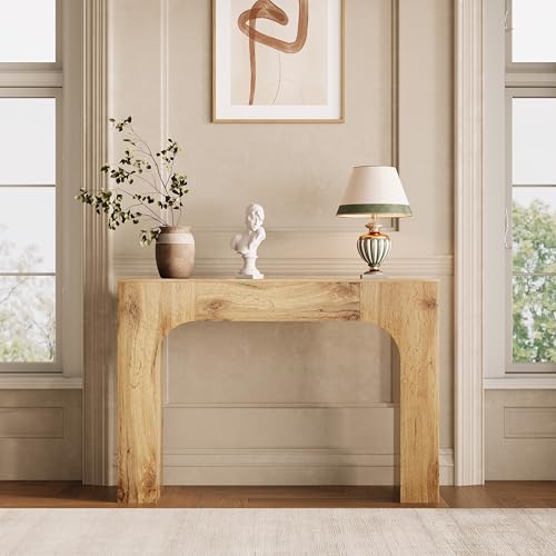 Table console fine bois pour couloir encombré solution gain de place chic - 8