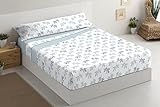 Modelo. BINTA- AZUL. Juego de Sábanas para Invierno! Juego de 3 piezas: Bajera ajustable, Sábana encimera y Funda de almohada! No hace bolas (anti peeling), no necesita plancha! Disponible en 5 medidas: Cama de 90 cm, de 105 cm, de 135 cm, 150 cm y de 180cm ! Novedad!: Este año con elástico en todo el perímetro de la bajera ajustable y válida para colchón de hasta 28 cm de altura!
