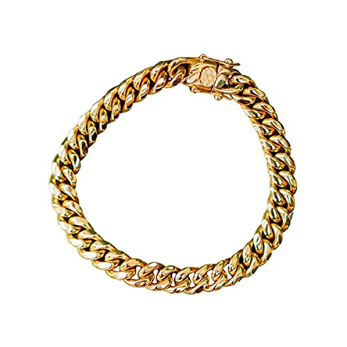 Little Havana Bracelet - Gender Inclusive, 18K Gold Plated Stainless Steel, Hypoallergenic, Water Resistant, Tarnish Resistant, Wear Resistant, 0.3