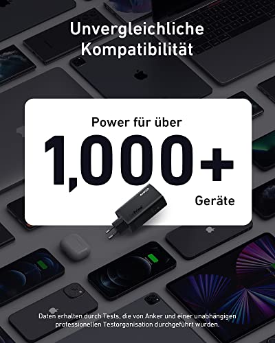 Anker USB C Ladegerät, Anker 737 Charger GaNPrime 120W, PPS 3-Port schnell kompakt, Netzteil für MacBook Pro/Air, iPad… – Bild 7