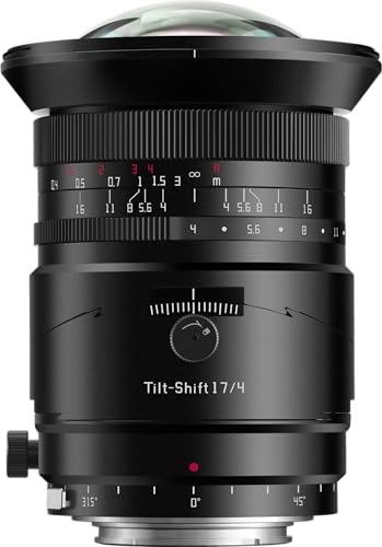 TTArtisan 17mm F4 ASPH FE フルサイズ対応 ティルトシフトレンズ 104°超広角 360°回転 中判カメラ並みのイメージサークル ソニーEマウントカメラ対応 銘匠光学