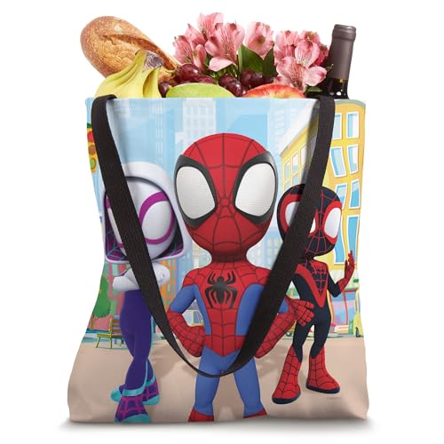 Bolsa tote del equipo Spidey y sus amigos asombrosos de Marvel miniatura 4