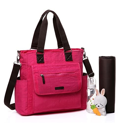 UBERSWEET HWB0041MUGR : Colorland Fashion Maternity Diaper Bags Organizer Waterproof Large Multifunctional Nappy Changing For Baby Care Desinger