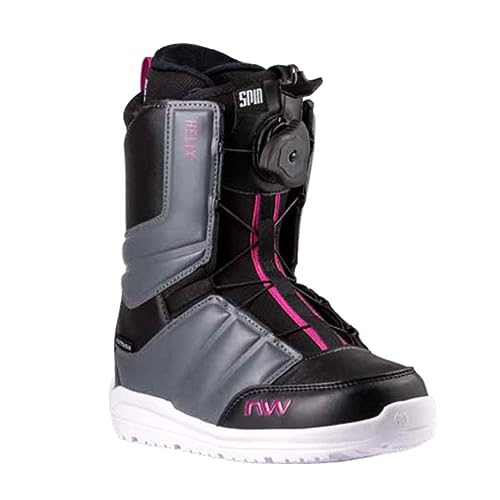 NORTHWAVE �m�[�X�E�F�[�u ���f�B�[�X HELIX SPIN �w���b�N�X �X�s�� �X�m�[�{�[�h�u�[�c �N�C�b�N���[�X SNOWBOARD �X�m�{ �X�m�[ 23-24 nw-helix-spin BLACK 25.0cm