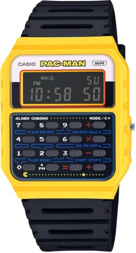 [�J�V�I] CASIO 8���v�Z�@�\�t�� �f�W�^�� �r���v PAC-MAN �p�b�N�}���R���{���[�V�������f�� CA-53WPC-1B �o�C�I�}�X�����o���h ���j�Z�b�N�X �C�G���[×�u���b�N �C�O���f�� [���s�A���i]