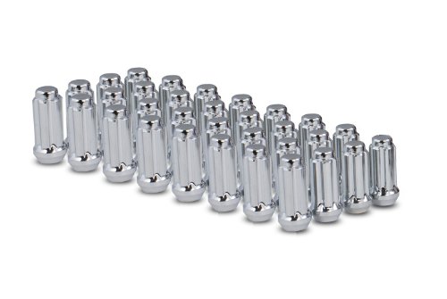 Gorilla Automotive 26195HT Small Diameter Duplex Acorn Chrome 8 Lug Kit (9/16" Thread Size) - Pack of 32