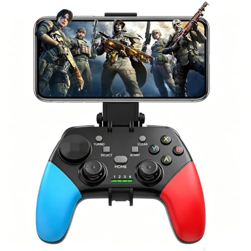 Controlador de juego inalámbrico arVin compatible con iPhone 14, Huawei y PC de escritorio