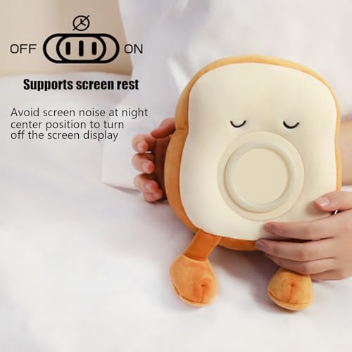 Veilleuse toast avec horloge de table et intensité variable