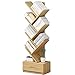 Scaffale Libreria Multistrato in Legno Libreria A Forma di Albero da Soggiorno Scrivania con Cassetti Legno di Pino (Color : Wood Color, S : 48x20x128cm)