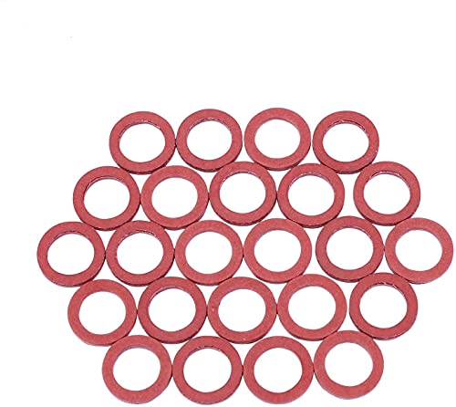 Joint de vidange d'huile hors-bord (24 pièces) Remplace 90430-08020-00 90430-08021-00 90430-08003 Compatible avec la plupart des modèles 4 temps Yama-ha Cover